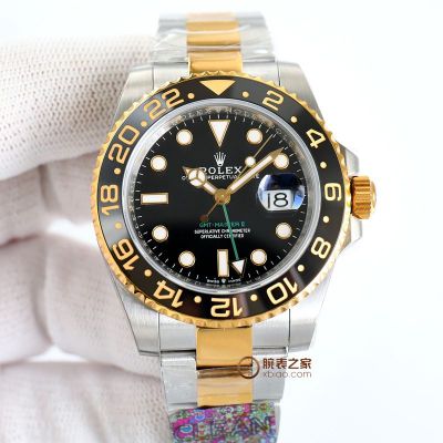 Clean Factory ROLEX GMT 2836/3186/3285 Movement 904L Steel Black Watch